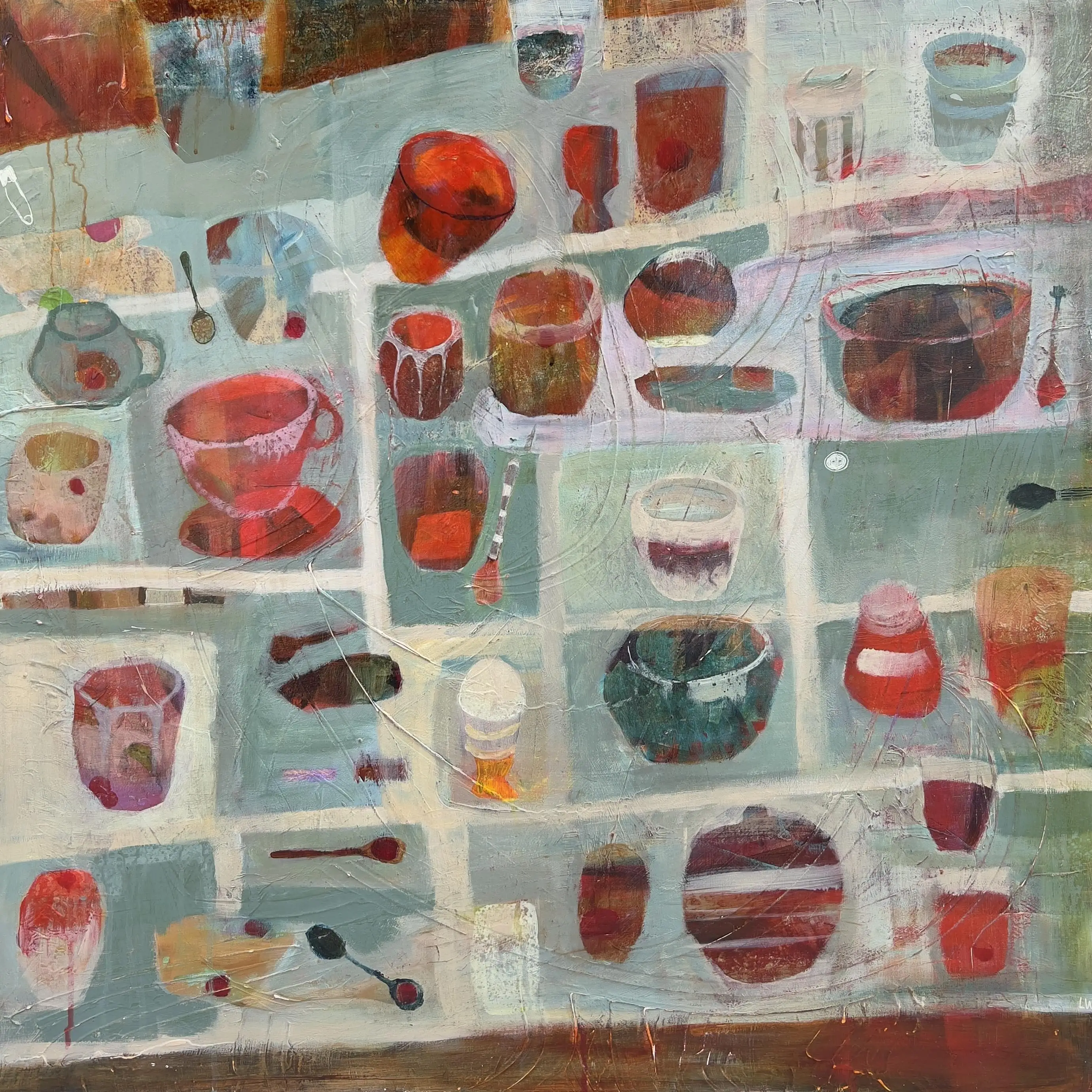 The Cup Collector_Lisa West_unframed view